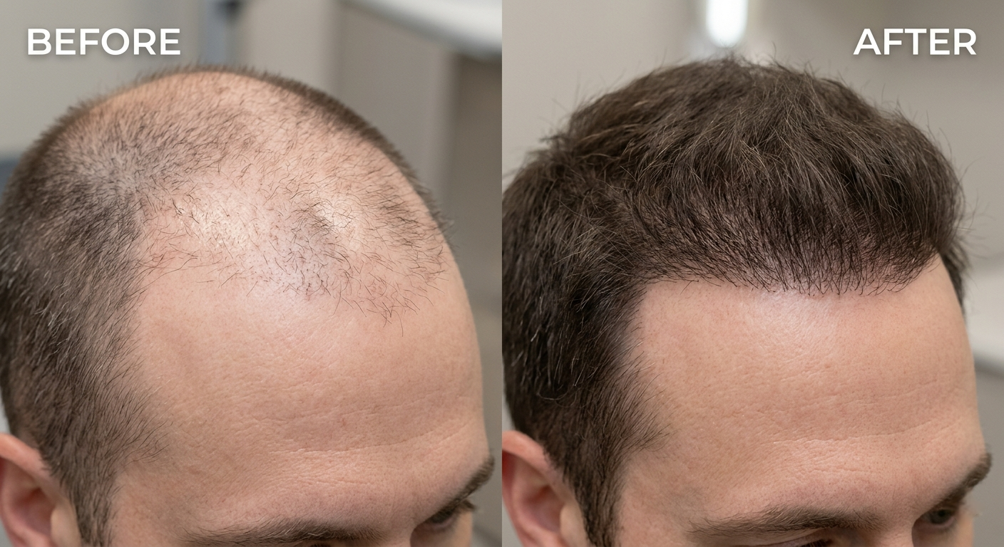 Advanced Hair Restoration Result